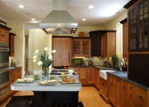 A designer kitchen remodel done by an expert kitchen remodeling contractor.