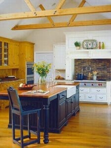 Kitchen Remodel Exposed Beams