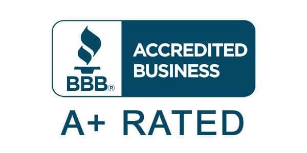 Better Business Bureau logo with link.