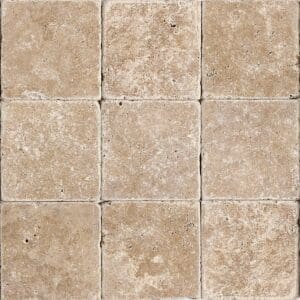 travertine tile sample